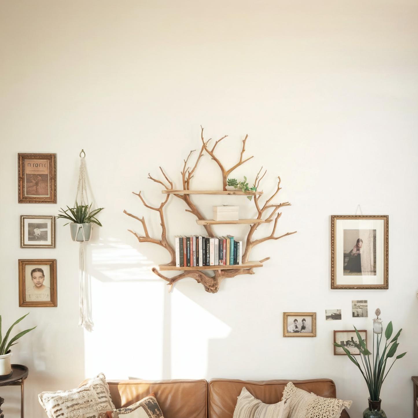 Floating Shelf Wall Mount Natural Driftwood