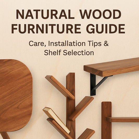 Natural Wood Furniture Guide: Care, Installation Tips & Shelf Selection