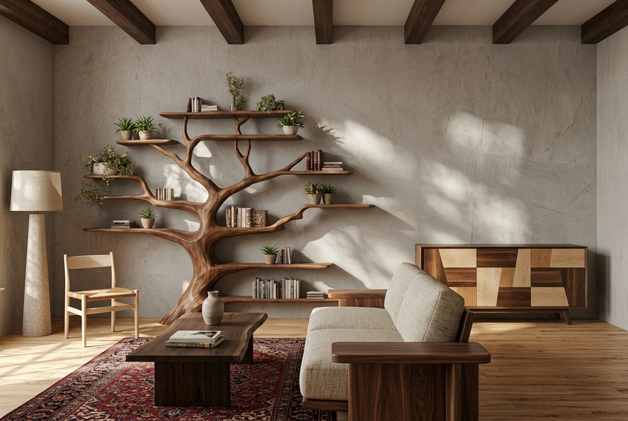 How to Mix Different Wood Tones in One Room Without Making It Feel Busy