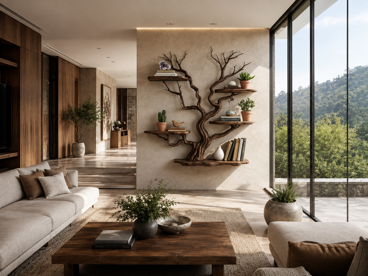 15 Organic Modern Living Room Ideas for a Warm, Natural Home