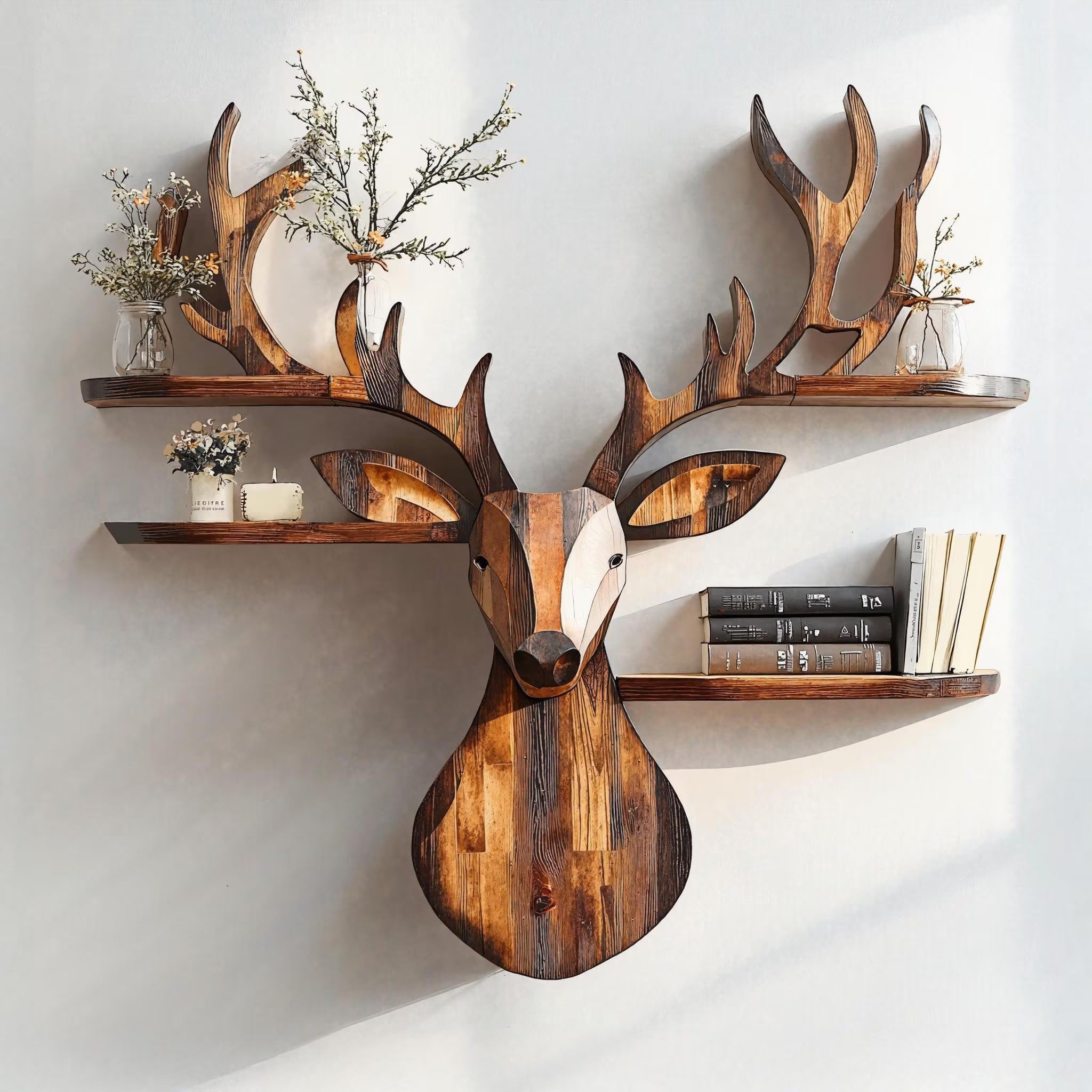 Deer Floating Shelves – Woodfurnist
