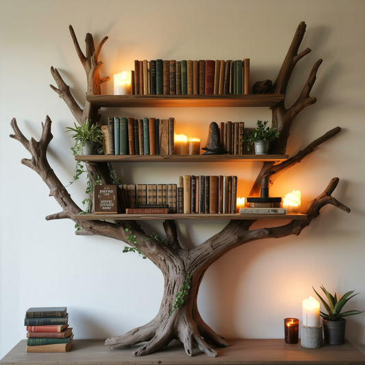 Potter Tree Bookshelf Magical Tree Shaped Floating Shelf