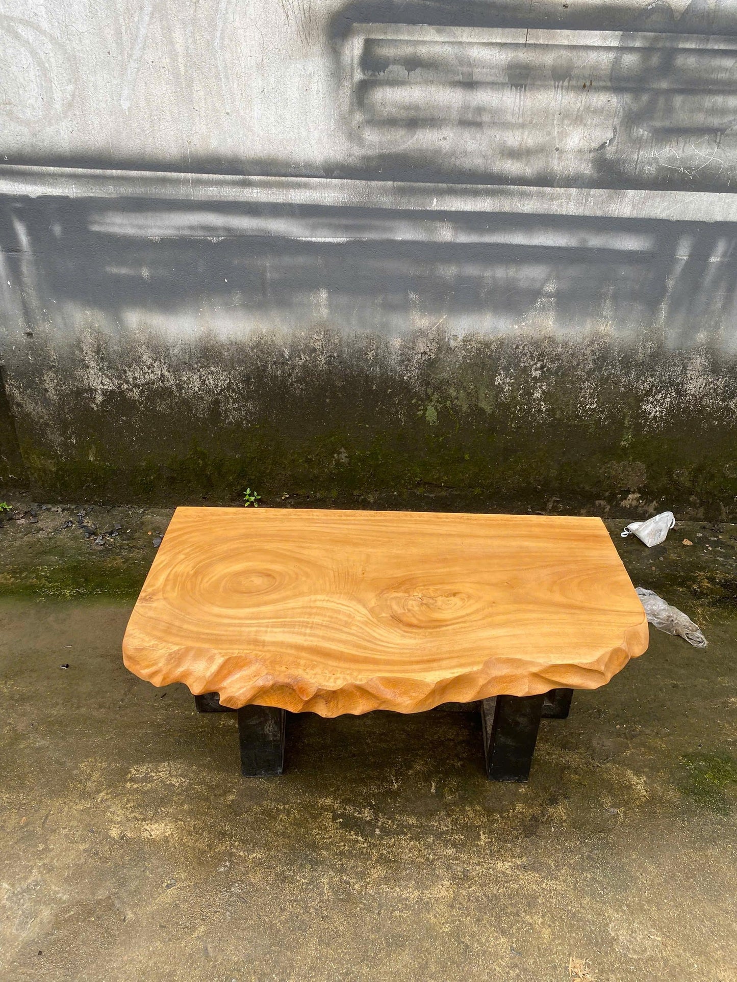 Live Edge Bathroom Vanity Shelf Handcrafted Floating Vanity Shelf Rustic Wall Shelf Unique Handmade Bathroom Decor