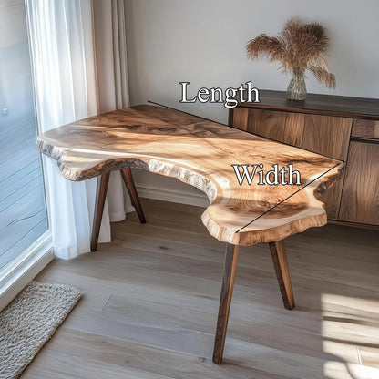Office Desks Custom Products Unique Wooden Desk with Wooden Legs Assembly